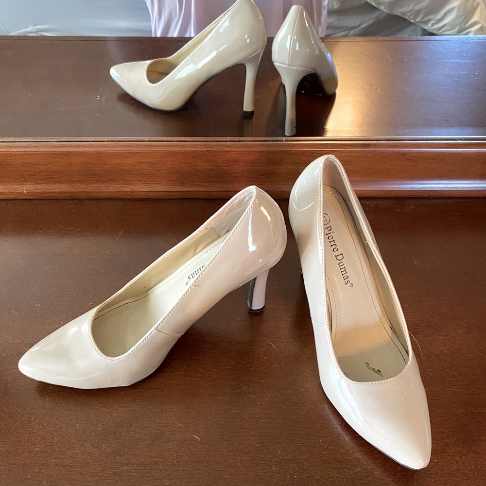 Nude high heels